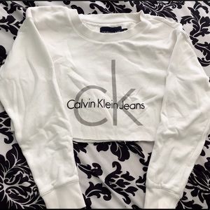 Calvin Klein cropped crewneck